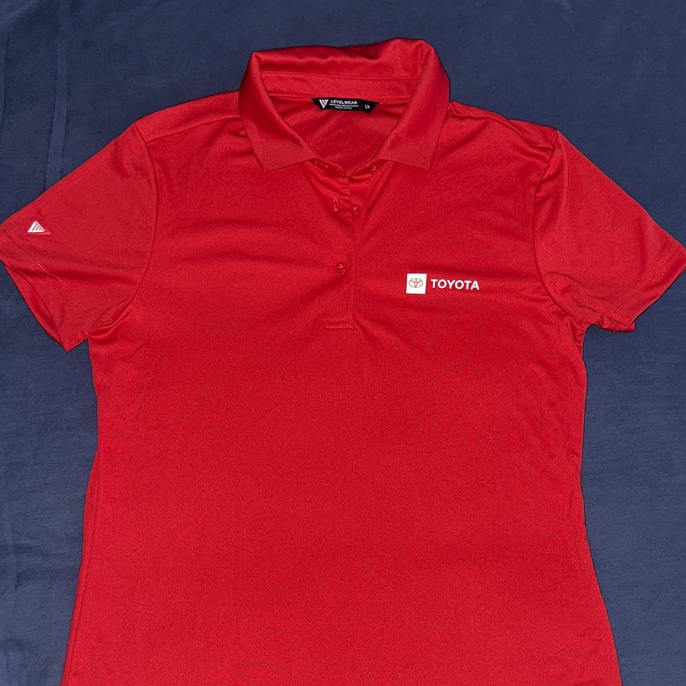 Toyota Women's Red Polo Shirt